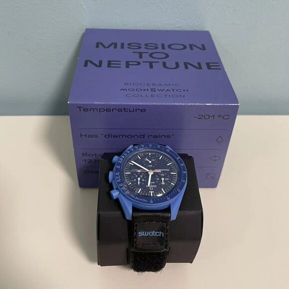 Swatch X Omega Speedmaster Mission To Neptun Watch Swatch Neptun (brand new) - Picture 4 of 6